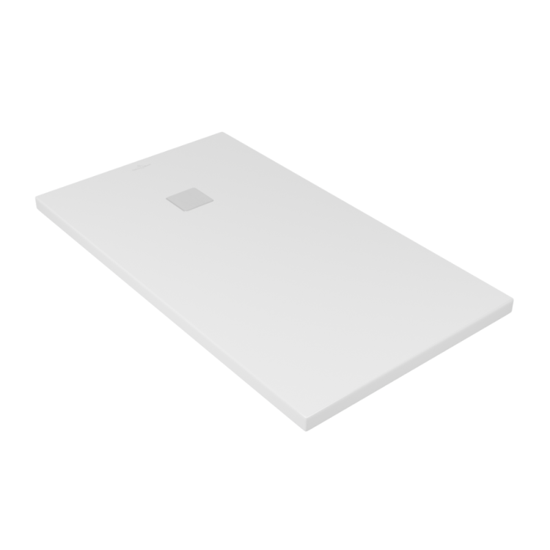 Plato de ducha cortable 90 x 80 villeroy et boch exclusivo rectángulo blanco