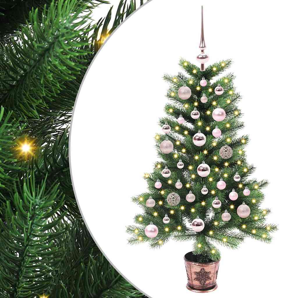 Sapin De Noël Artificiel Vert 270 Cm PVC Et Acier Et Plastique VidaXL