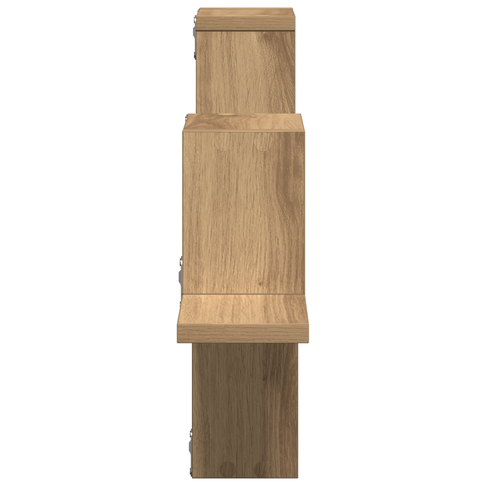 Étagère murale | Étagère flottante en chêne artisan de 104,5x10x43 cm en bois d'ingénierie CFW43412 - 7