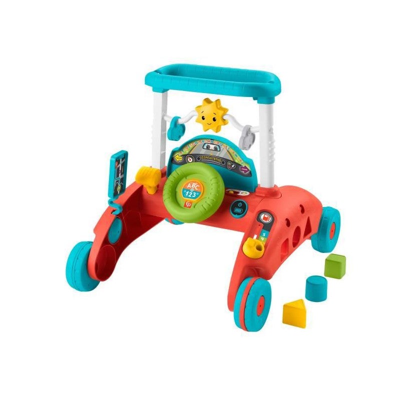 Trotteur Bebe Fisher-Price - Mon Trotteur Singe Violet - Musique, Lumières Et Activités - Fisher-Price - JGW90 - Jeux - Jouets Jouet Bebe 9 Mois