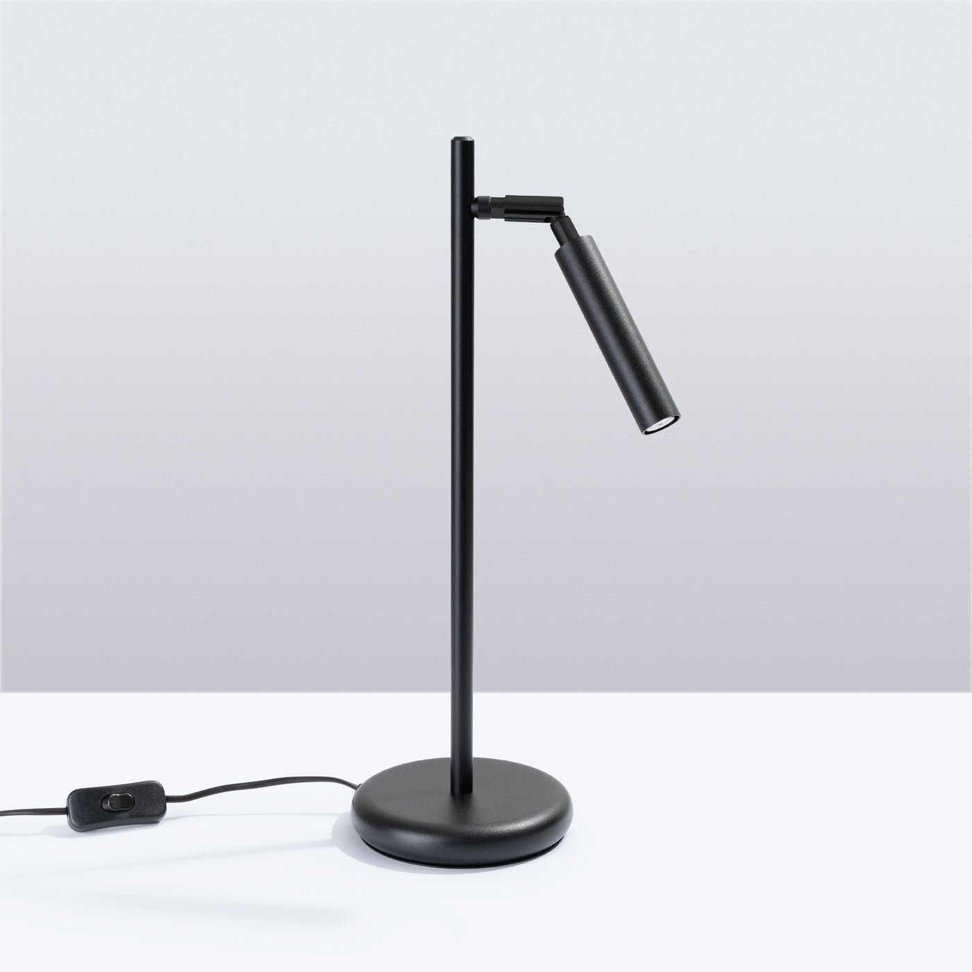 Lampa biurkowa BRILL czarna LED 4000K - 14x20x43cm Sollux