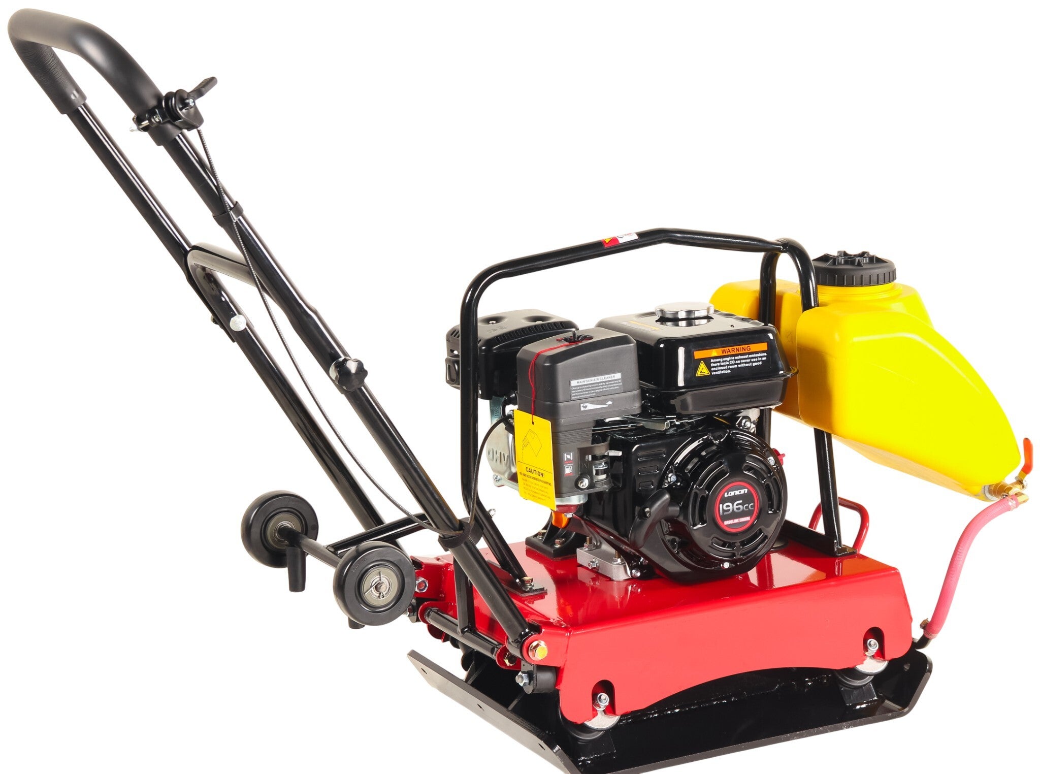 Compacteur à plaque vibrante 15,5 kN – Avec réservoir d’eau – Moteur essence 6,5ch – Plaque 55 x 42 cm Torros TPT1502W - 6