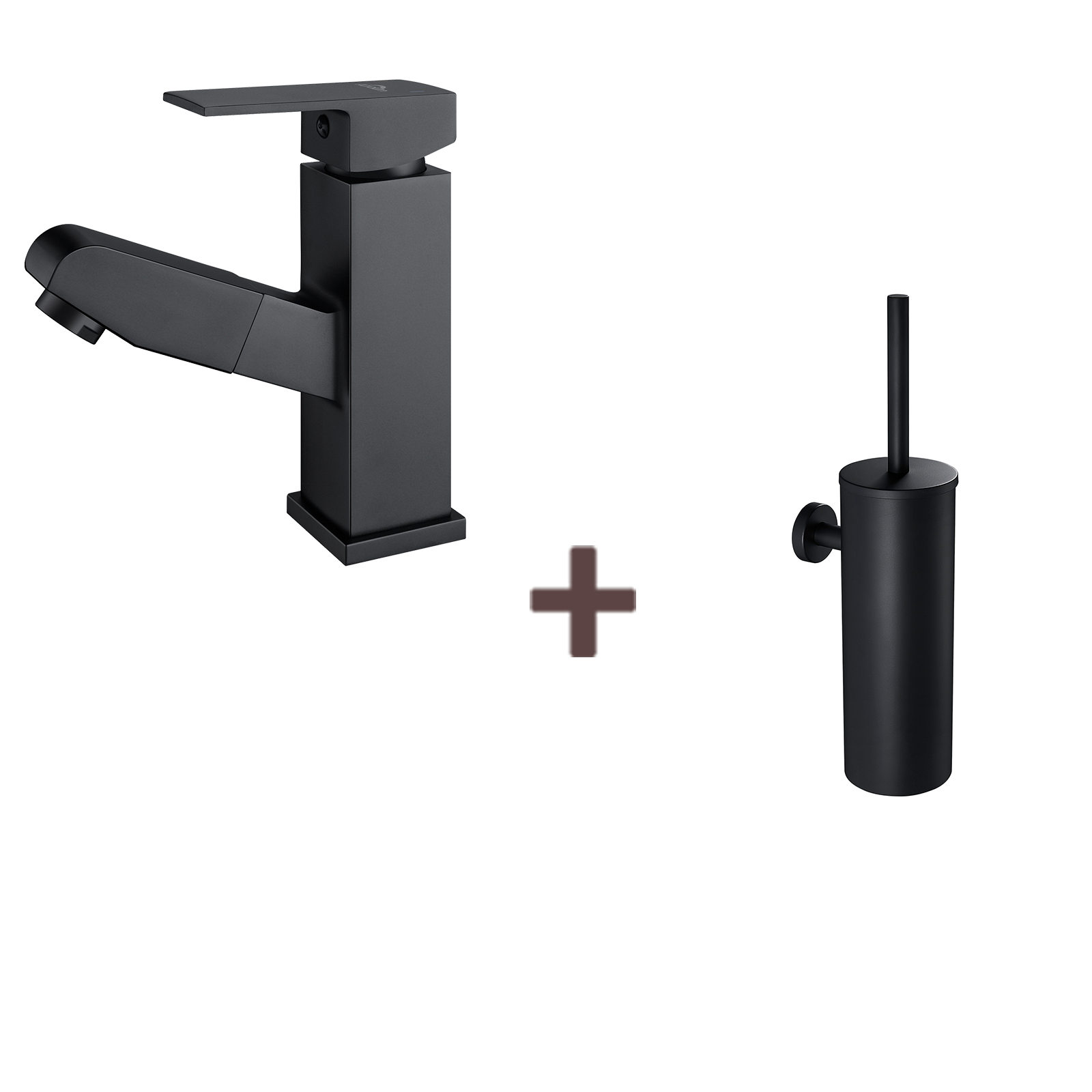 KEUCO EDITION 11 Set Spazzole WC – Portaspazzola In Metallo Nero Opaco Con Vetro Estraibile – Made In Germany - 4