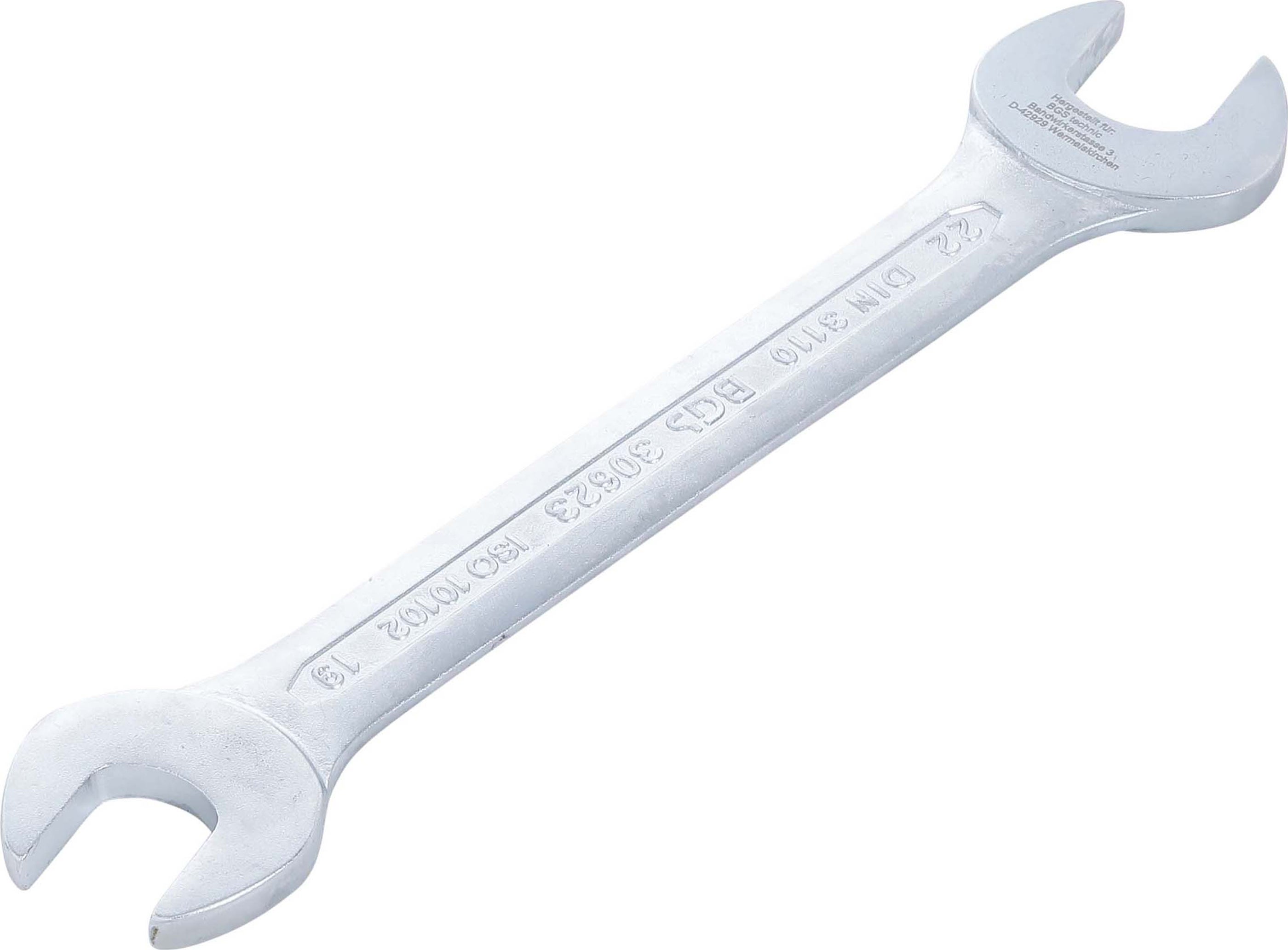 Bgs 30623 chiave a forchetta doppia, 19 X 22 mm