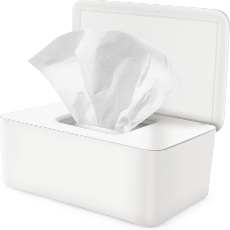 Pojemnik na chusteczki nawilżane, Dystrybutor na chusteczki dla dzieci, Pojemnik na wilgotny papier toaletowy z przykrywką dla dziecka, do salonu, WC