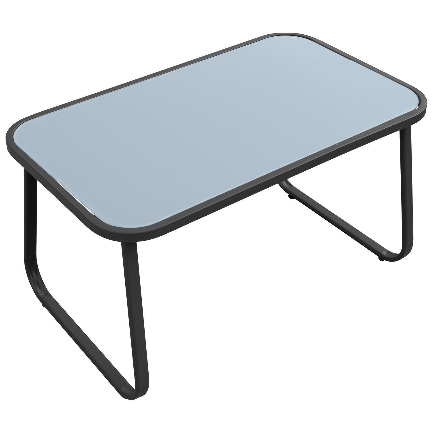 Set di mobili da giardino in alluminio 4 posti antracite TENERIFE - 7