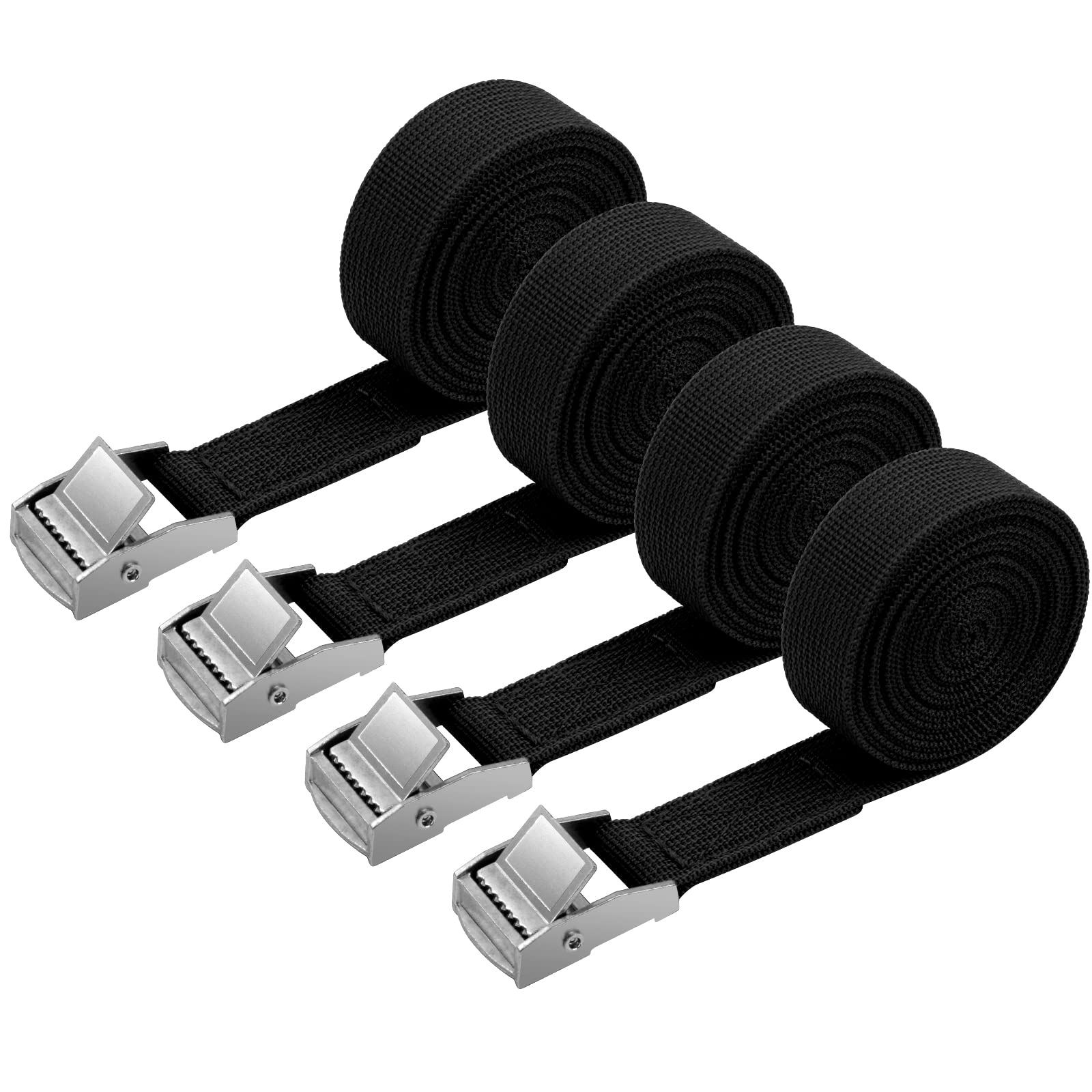 Sangles d'arrimage, lot de 4 sangles robustes, sangles réglables de 2 ...