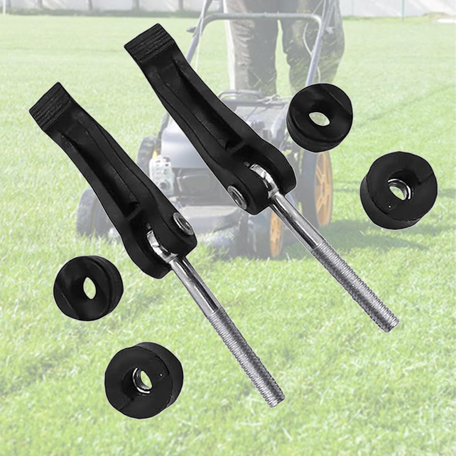 2 pcs Poignée de Tondeuse Vis pour Tondeuse à Gazon Poignée Universelle de Tondeuse à Gazon Tondeuse À Gazon Accessoires,Convient à La Plupart des Mod - 2