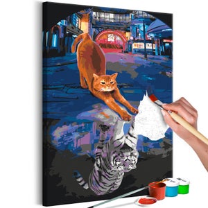Affiche Déco Fleetwood Mac Rumeurs - Toile Peinture à L'huile Style Vintage - 40 X 60 Cm Sans Cadre