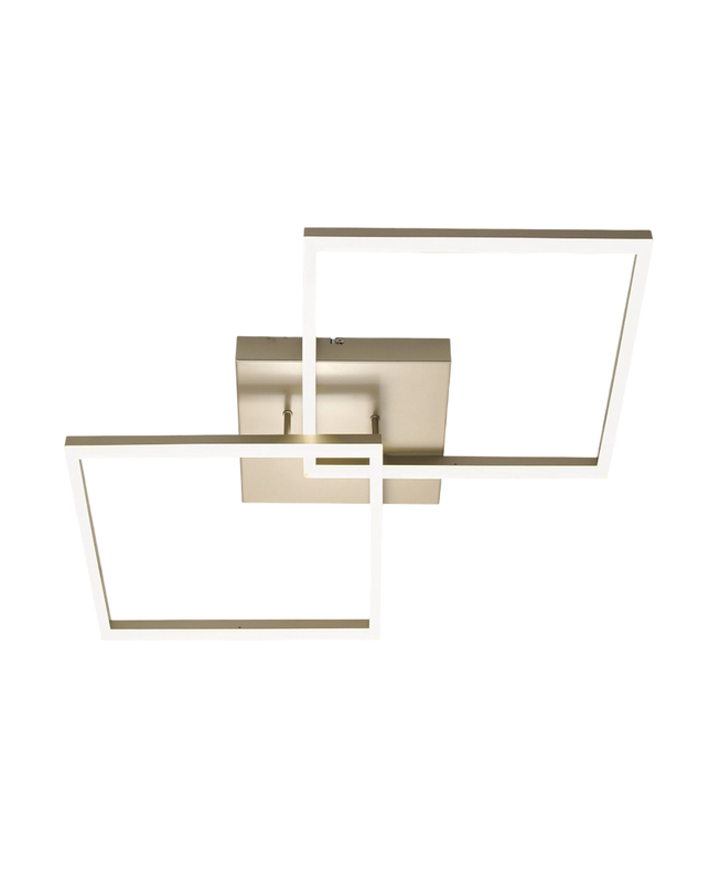 BARD nowoczesna lampa sufitowa LED 52W matowe złoto 3394-65-225 Fabas Luce
