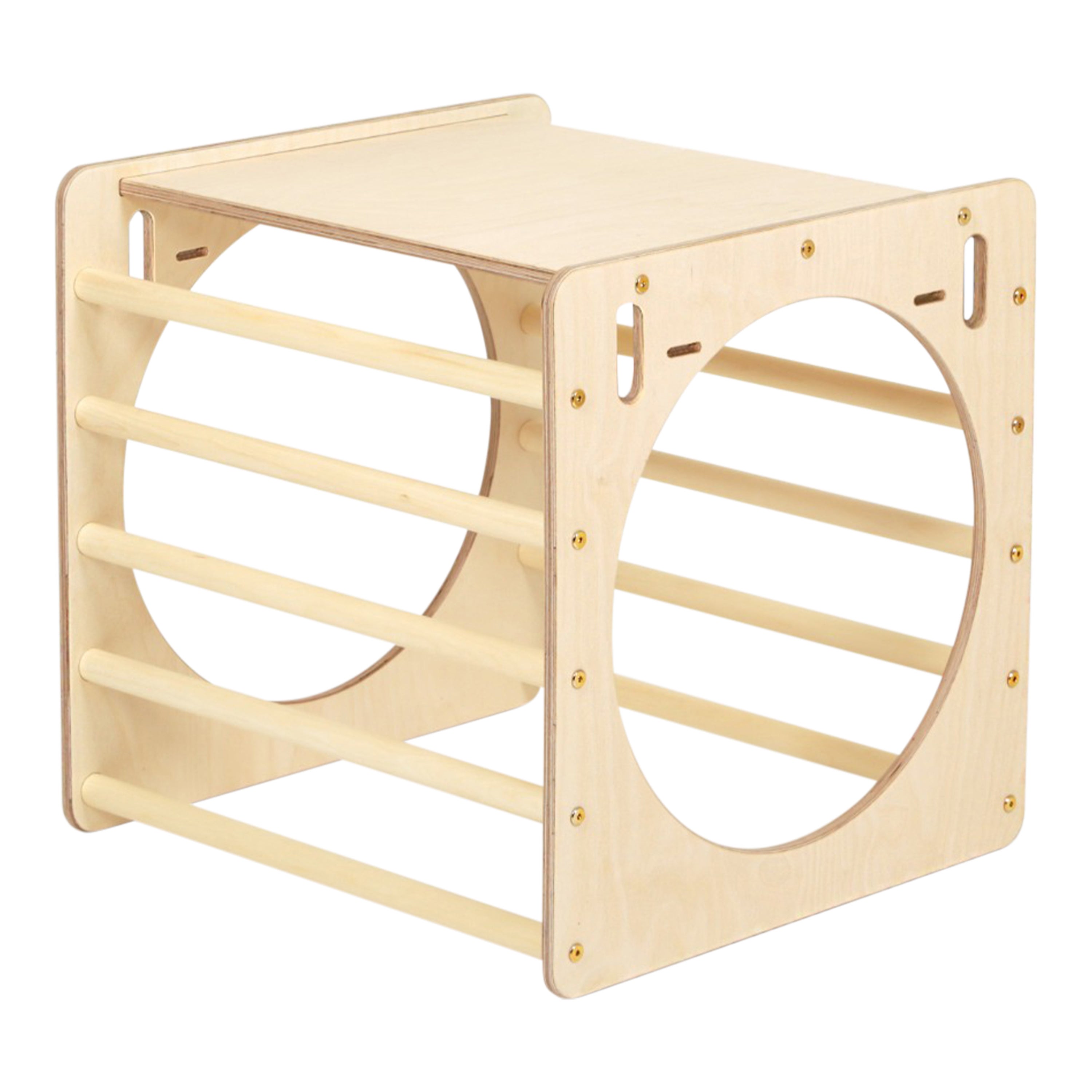 Cubo De Actividades De Madera 6 En 1 Laberinto De Cuentas Ju | Meses
