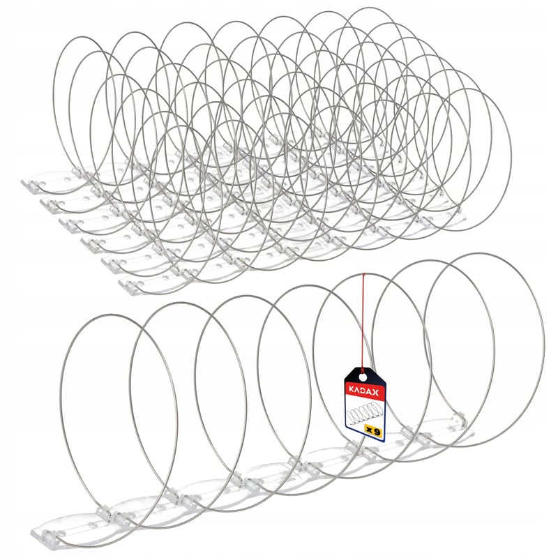 SPIRALE NA PTAKI GOŁĘBIE PRZECIW PTAKOM GOŁĘBIOM ODSTRASZACZ WRONY 3m 9 szt