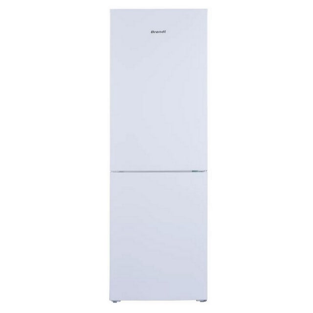 Réfrigérateur combiné 60cm 327l brassé blanc - Brandt BFC8611EW