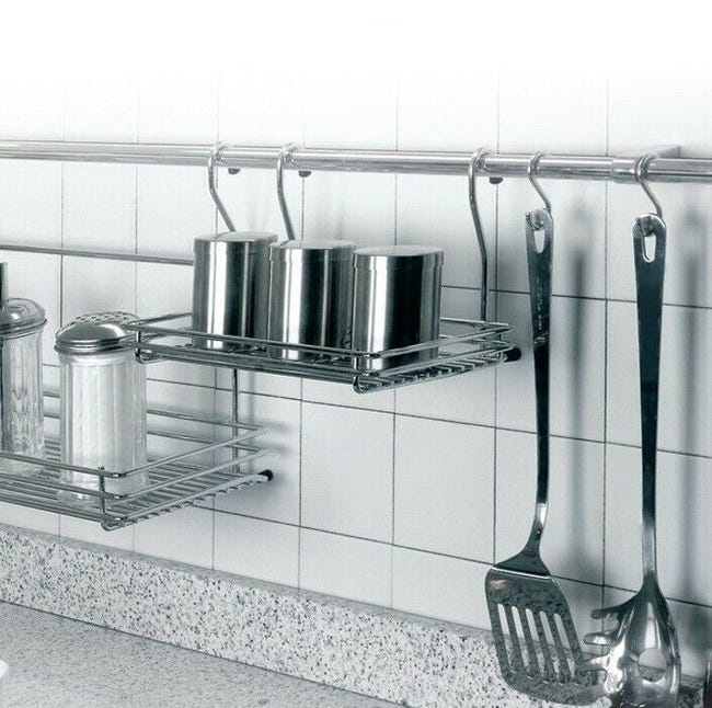 Gedotec Ganci Appendiabiti Armadio Ganci Tripli Girevoli - Pegasi |Per Cucina E Armadio | Cromo Lucido | Ganci Appendiabiti In Alluminio Tripli - Foto 11