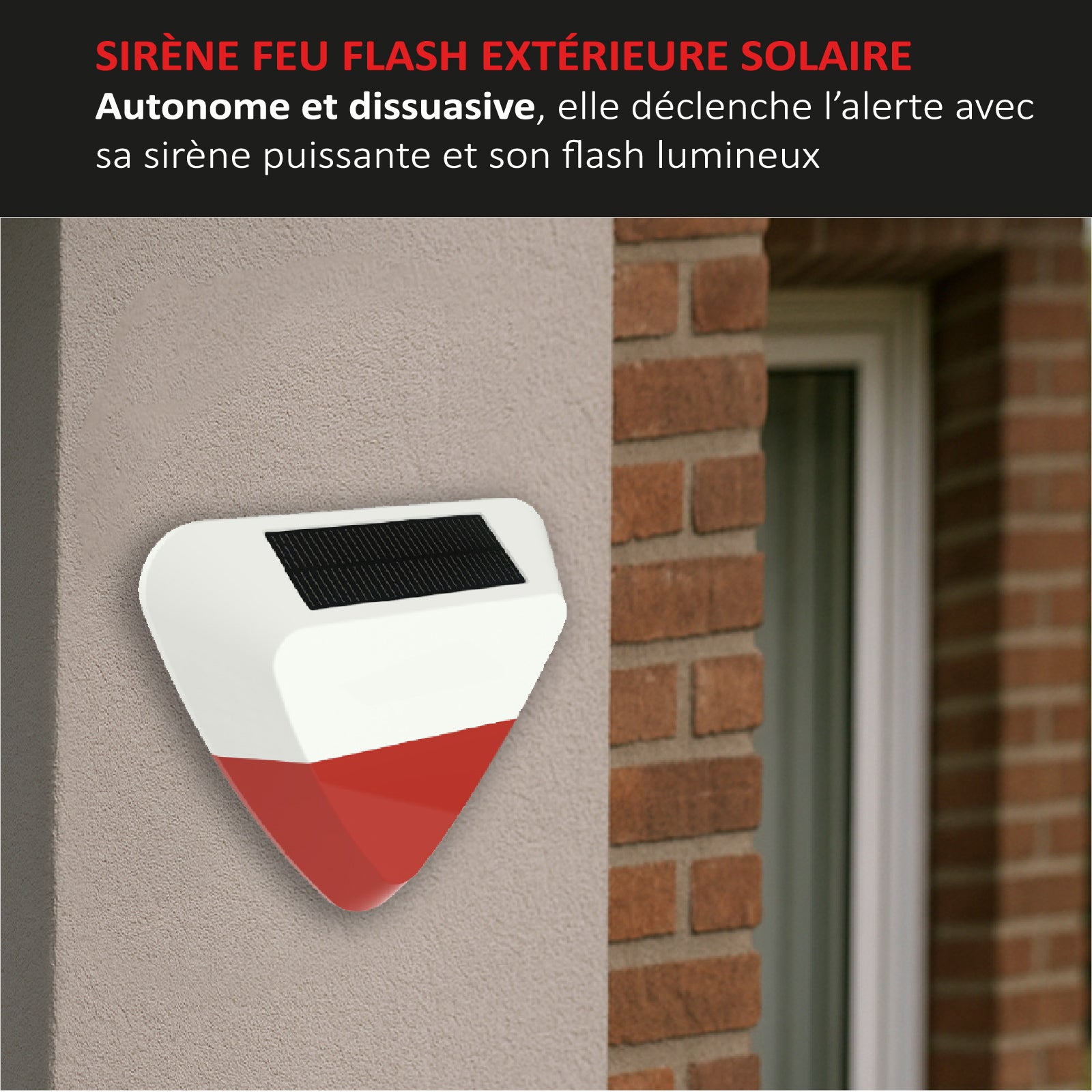 Kit de Sécurité Connecté avec Caméra KYF-CAM-026 + Sirène Extérieure Solaire Autonome - 8