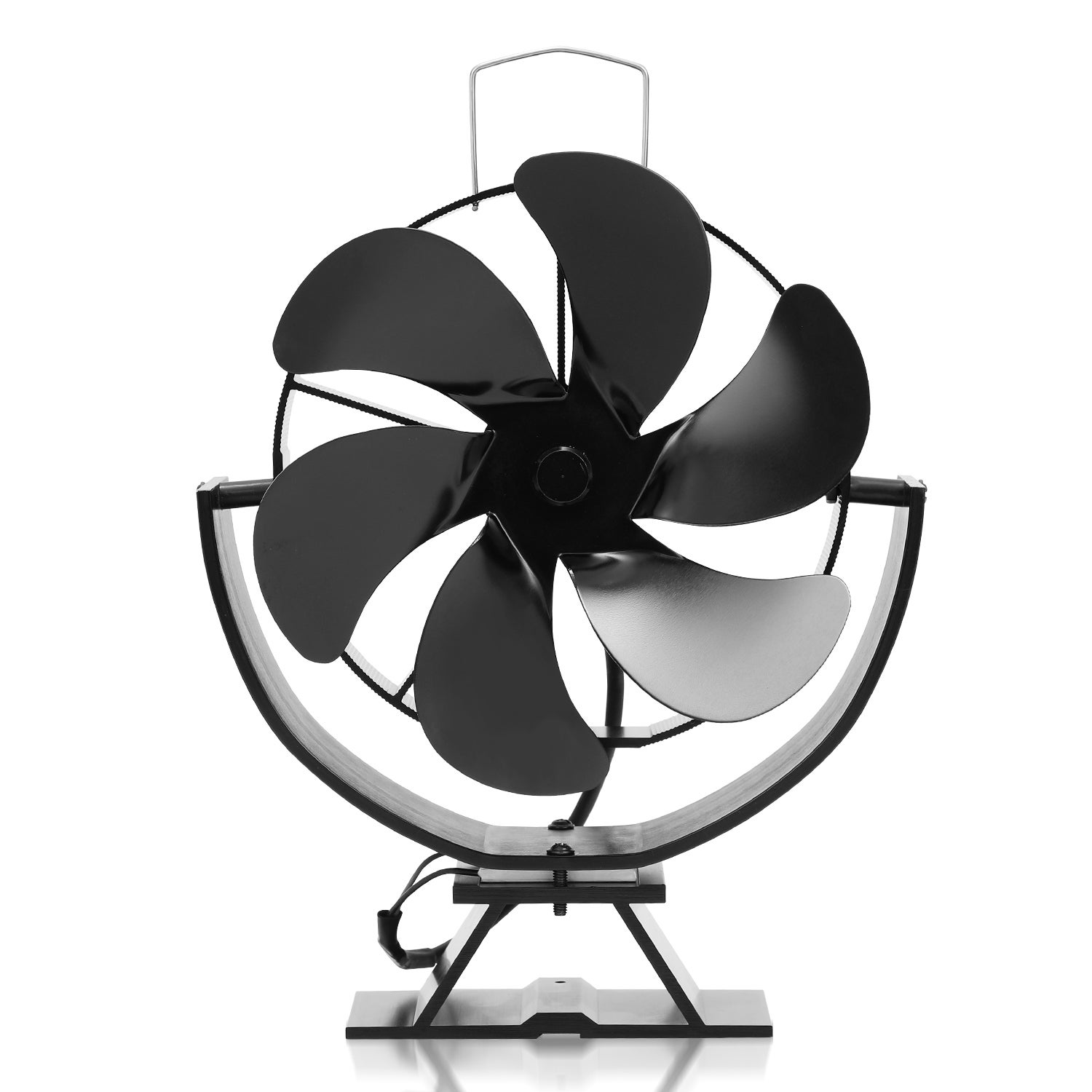6 Pales Ventilateur Cheminée Alimenté à la Chaleur Ventilateur — free download
