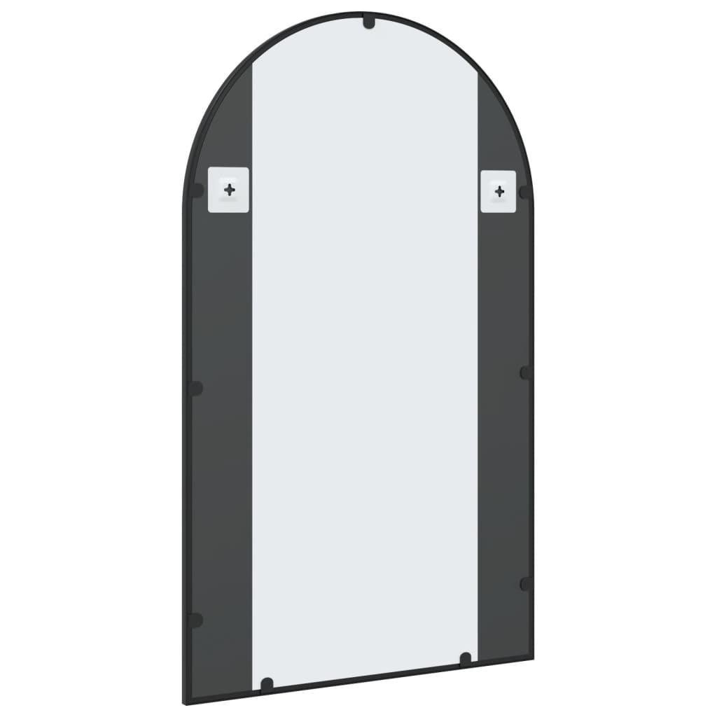 Espelho de parede em arco de ferro preto 60x100 cm- COMFORTXL - 5