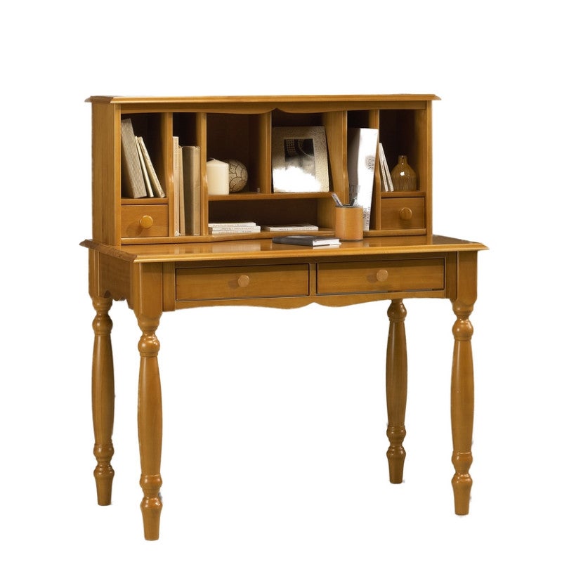 Secrétaire En Bois 1,10m – Plusieurs Rangements – Couleur Rose