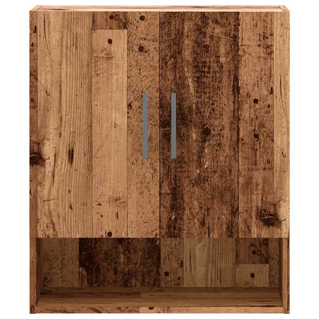 Armario de pared madera de ingeniería madera vieja 60x31x70 cm - 4