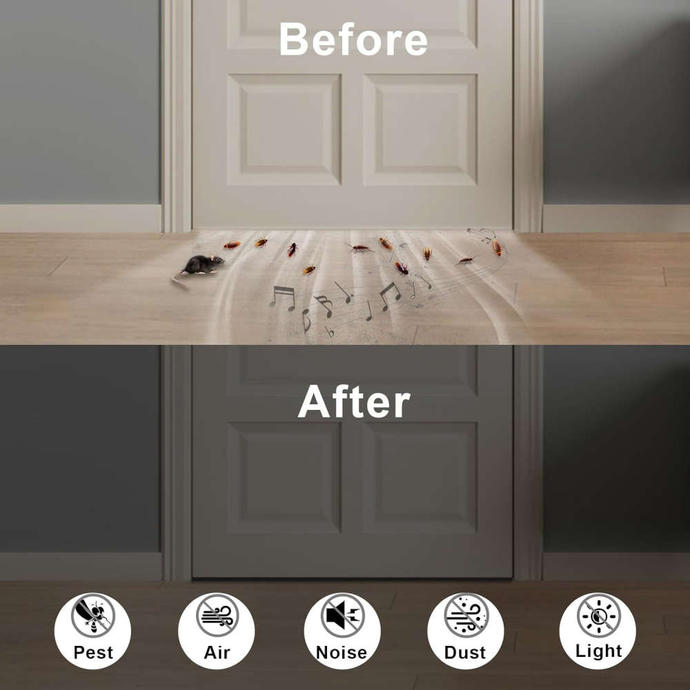 rollos de cinta adhesiva impermeable para puertas y ventanas - Cinta de espuma de alta densidad - 10 mm (ancho) x 6 mm (grosor) - 5 m de largo - 2