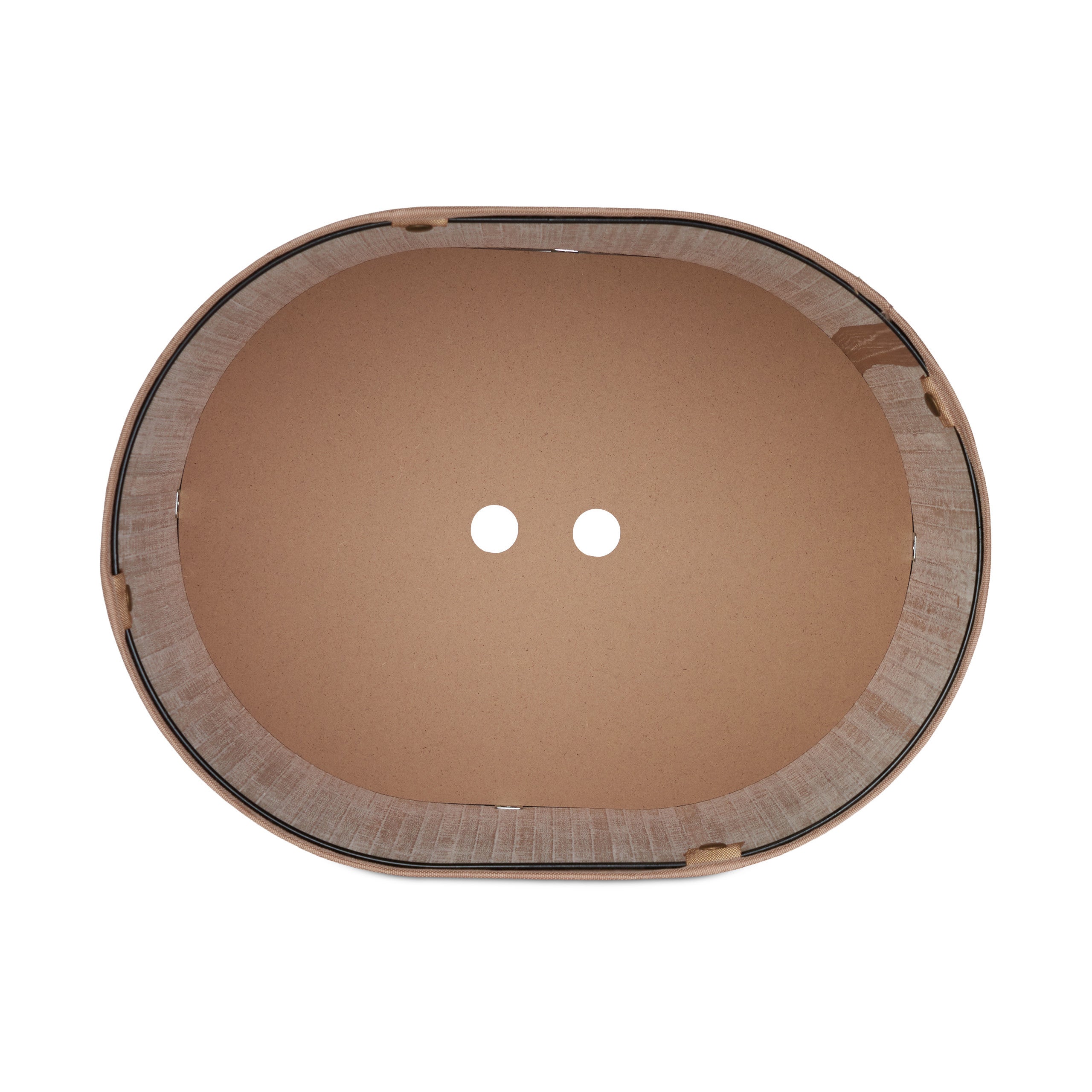2 x cesto para roupa suja em bambu, oval, 46 l, dobrável, com tampa, HBT: 55 x 42 x 32 cm, natural - 7