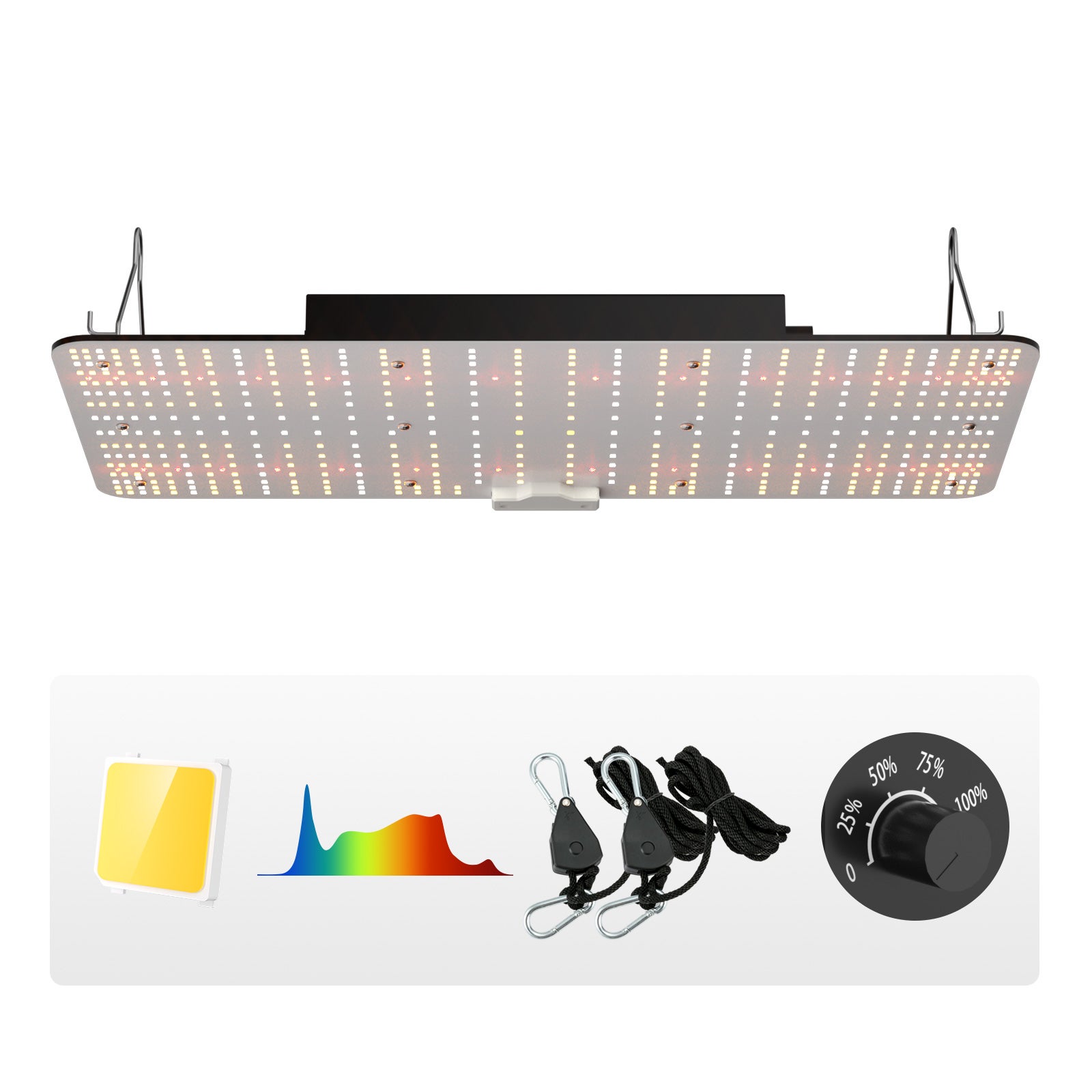 200W LED lampa do roślin światło do roślin profesjonalne pełne spektrum światła do roślin VEVOR