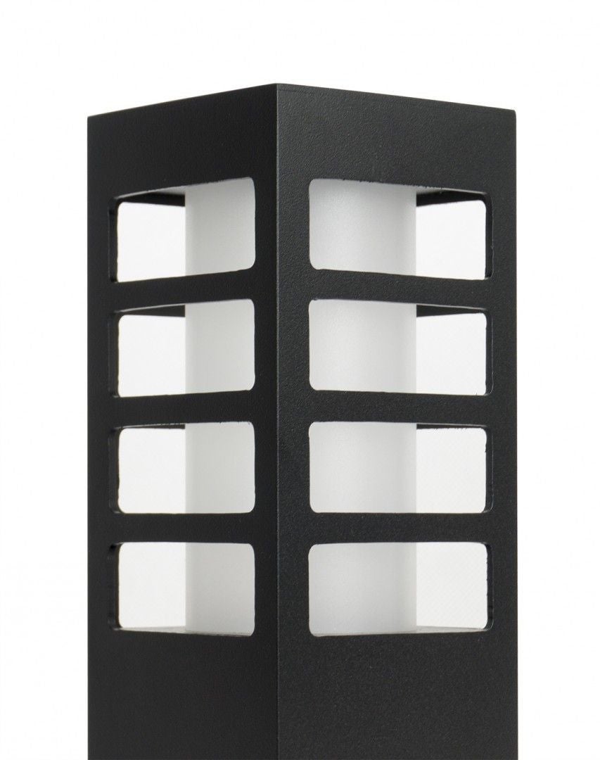 Lampa ogrodowa stojąca Rado czarna 1xE27x18W IP54 wym: 75 x 8 x 8 cm aluminium SU-MA