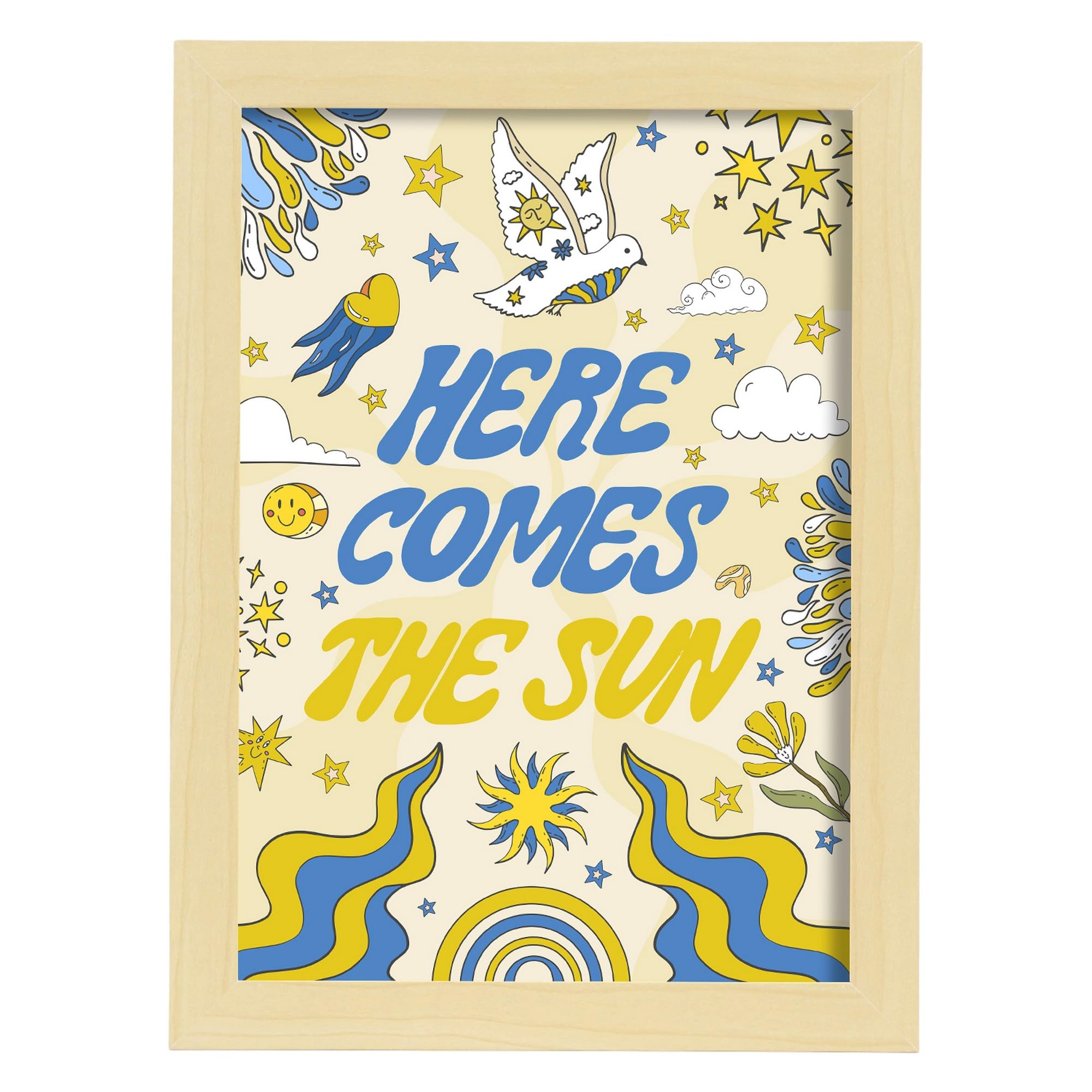 Nacnic Lámina Poster De Aquí Viene El Sol Cuadros Decorativos Para Tu