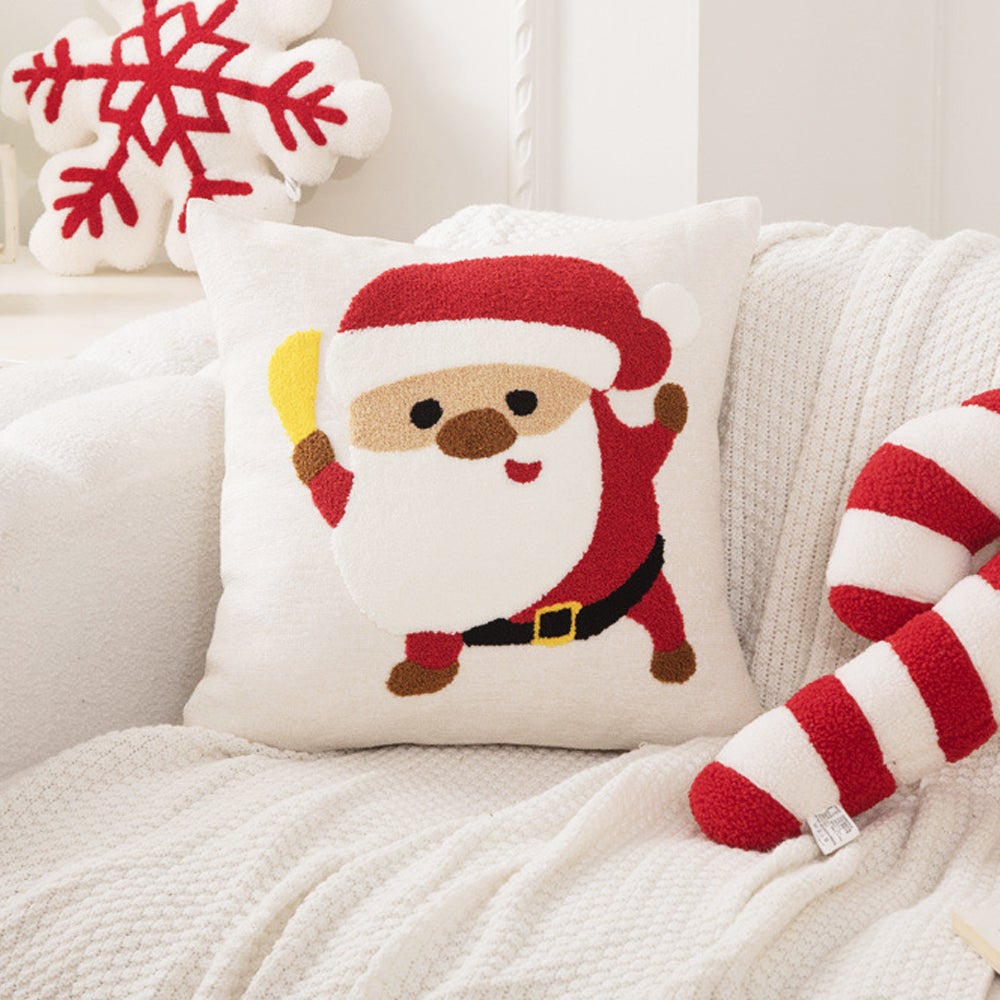 Świąteczna poszewka na poduszkę poszewka na poduszkę świąteczny wystrój domu x cm dekoracyjna poszewka na poduszkę na sofę Father Christmas