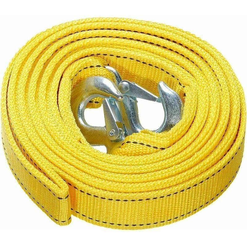 Cinghia di traino resistente con ganci di sicurezza | 2x30 piedi Cinghia di traino resistente con ganci di sicurezza | 2x30 piedi