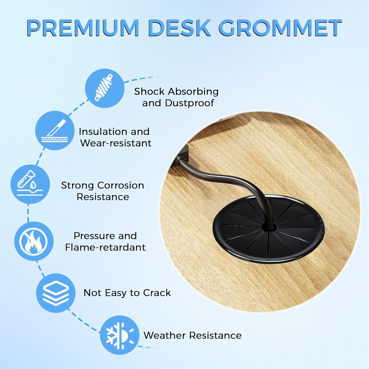 Kit De Passe-fils En Caoutchouc Électrique 180PCS Bague D'étanchéité D