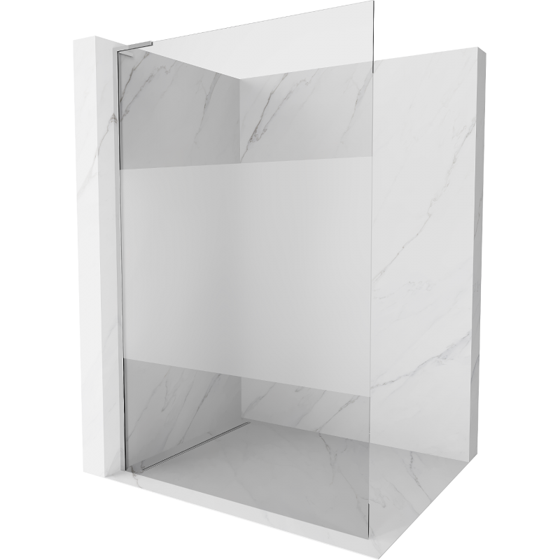 Mexen Kioto L ścianka prysznicowa Walk-in 90 x 200 cm, transparent/szron, chrom - 800-090-103-01-35