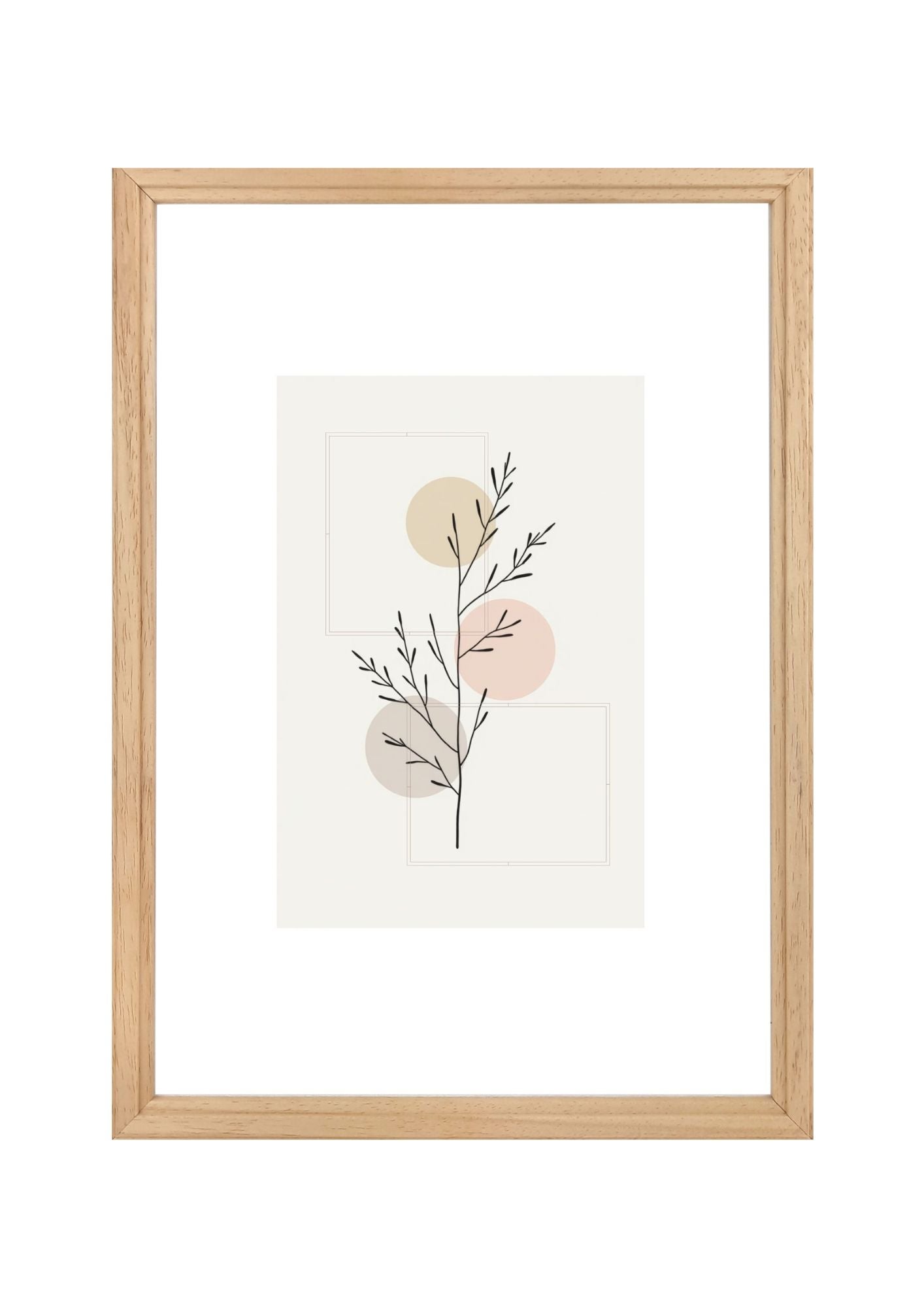 Ramka na zdjęcia klasyczna One Art Solo 40x50 cm naturalny 1 szt