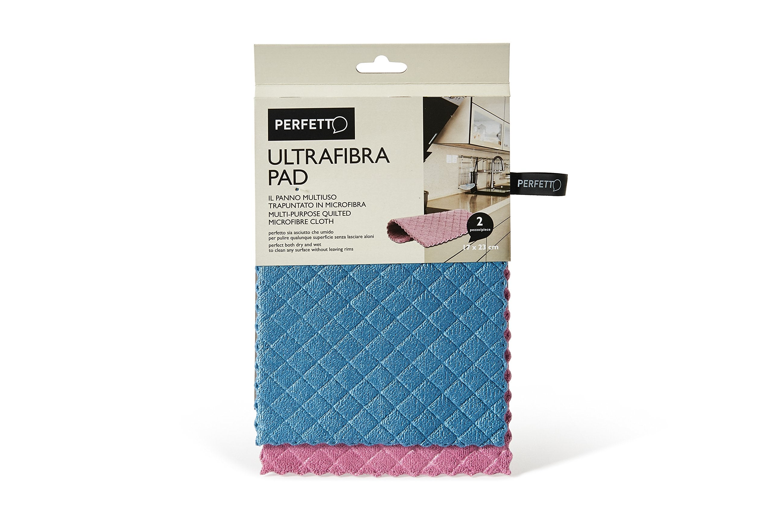 Perfetto Pad Panno Ultrafibra, Tessuto, Avio/Cipria, 17.0x23.0x0.5 cm | Leroy Merlin