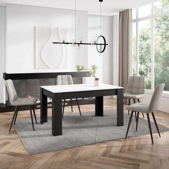 Tavolo da pranzo allungabile 140x80x75 cm, per 6-8 persone Tavolo da pranzo allungabile 140x80x75 cm, per 6-8 persone