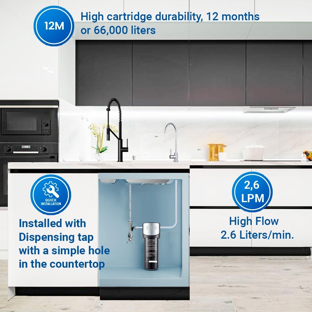 Système de filtration d'eau sous l'évier ROTEK - 5