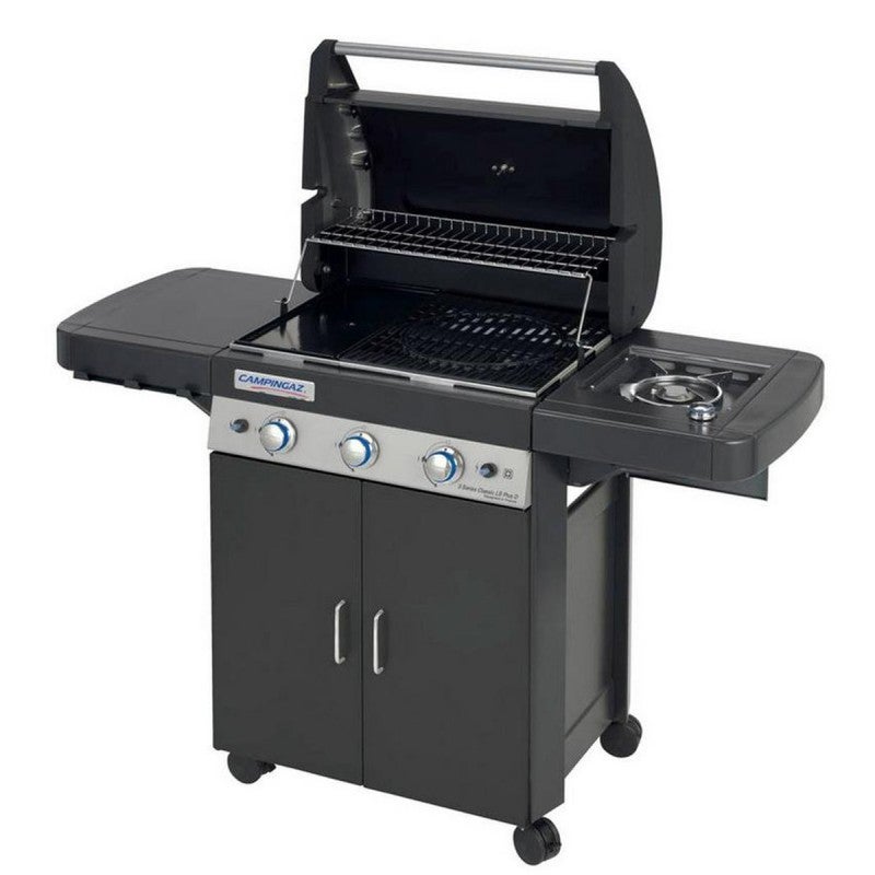 Barbecue Campingaz 3 Series Classic LS Plus Dark Dual Gas Nero Giardino BBQ - 2