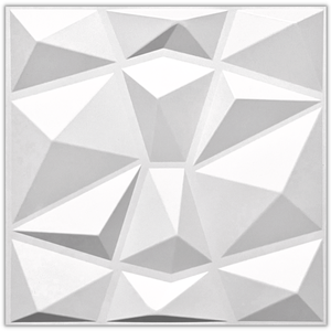 Pannelli Decorativi 3D Per Pareti In PVC Effetto Quarzo Grigio - 12 Pezzi, Coprono 5,88 M², Fai Da Te Facile!