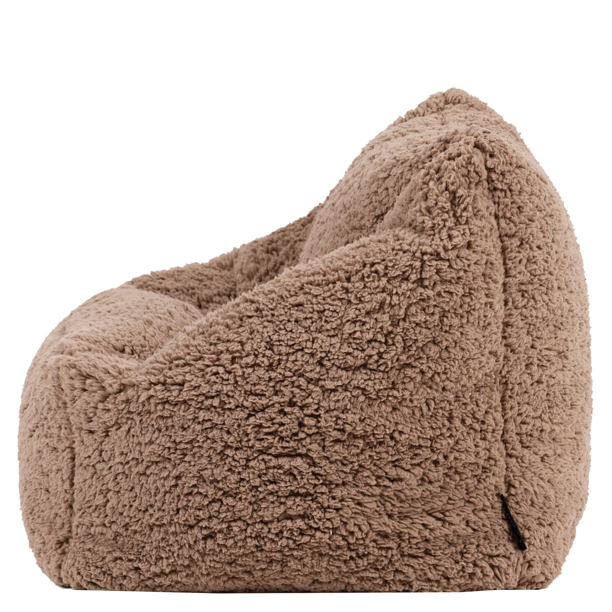 Pouf fauteuil enfant Icon polaire brun moka, chambre, salon, 55x55cm Oeko-Tex® - 5
