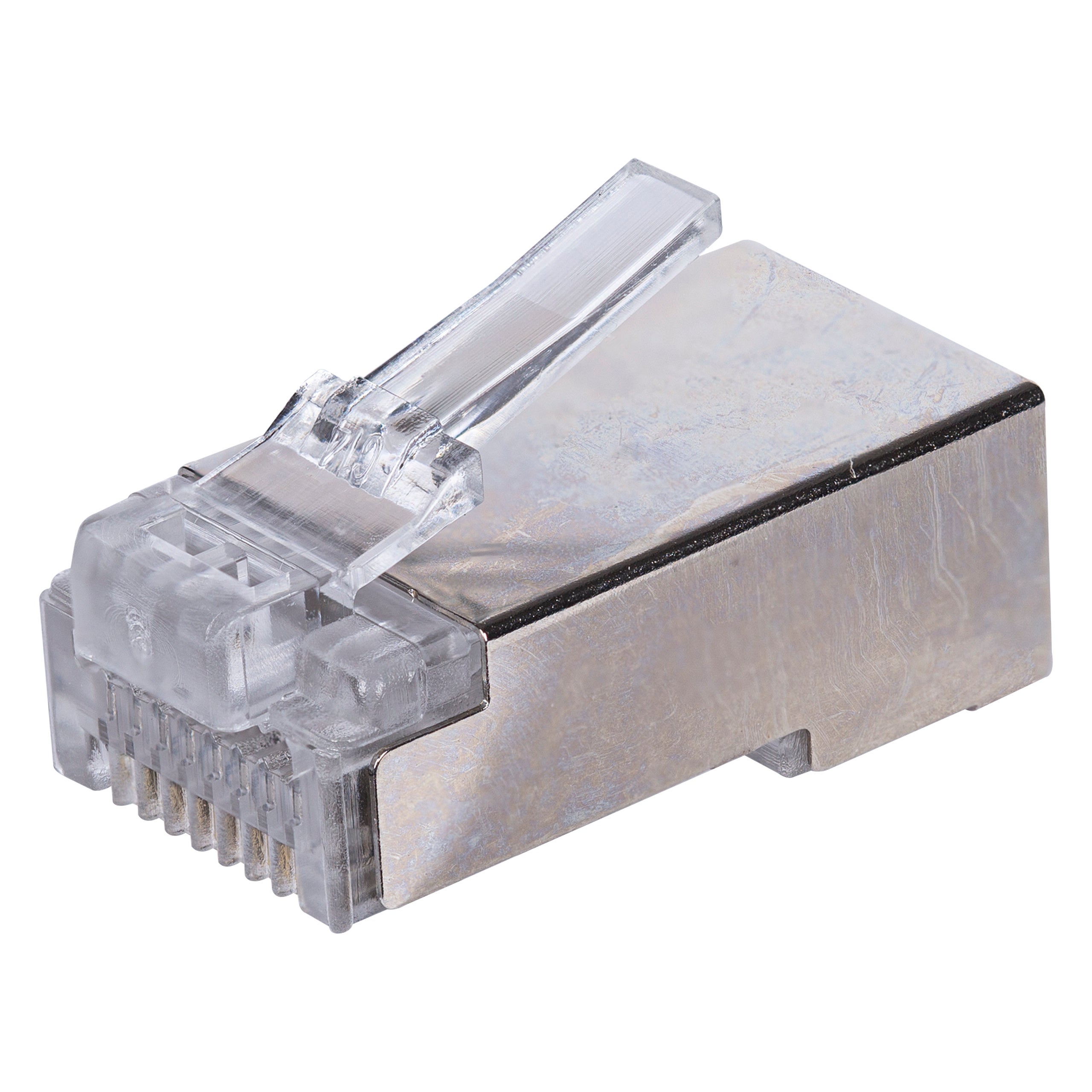 Wtyki przelotowe RJ45 8P8C kat.6 FTP uniwersalne drut linka NEKU 100szt