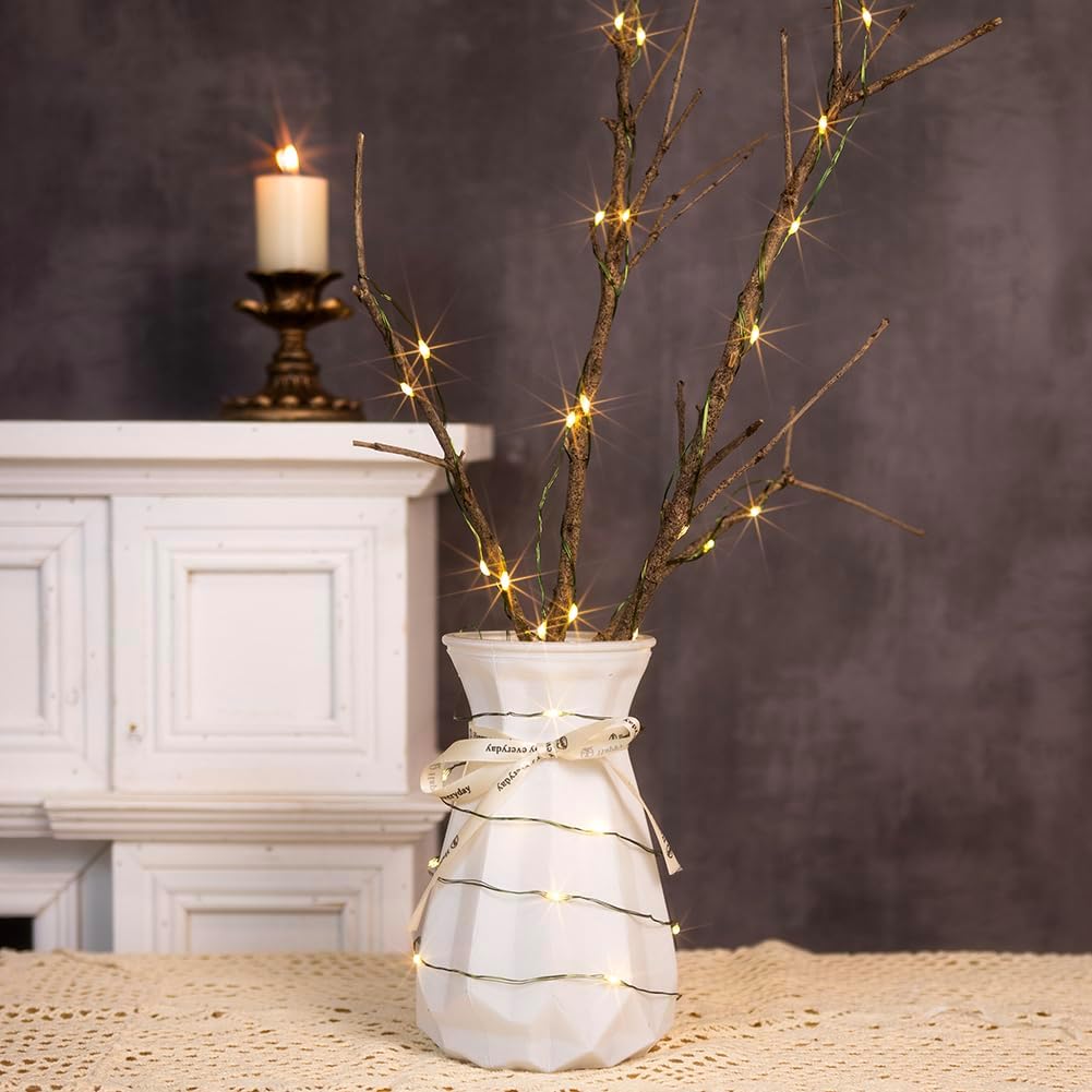 Guirlande lumineuse 200 m 2000 LED fil de cuivre vert étanche intérieur/extérieur avec télécommande, lumière chaude. - 4