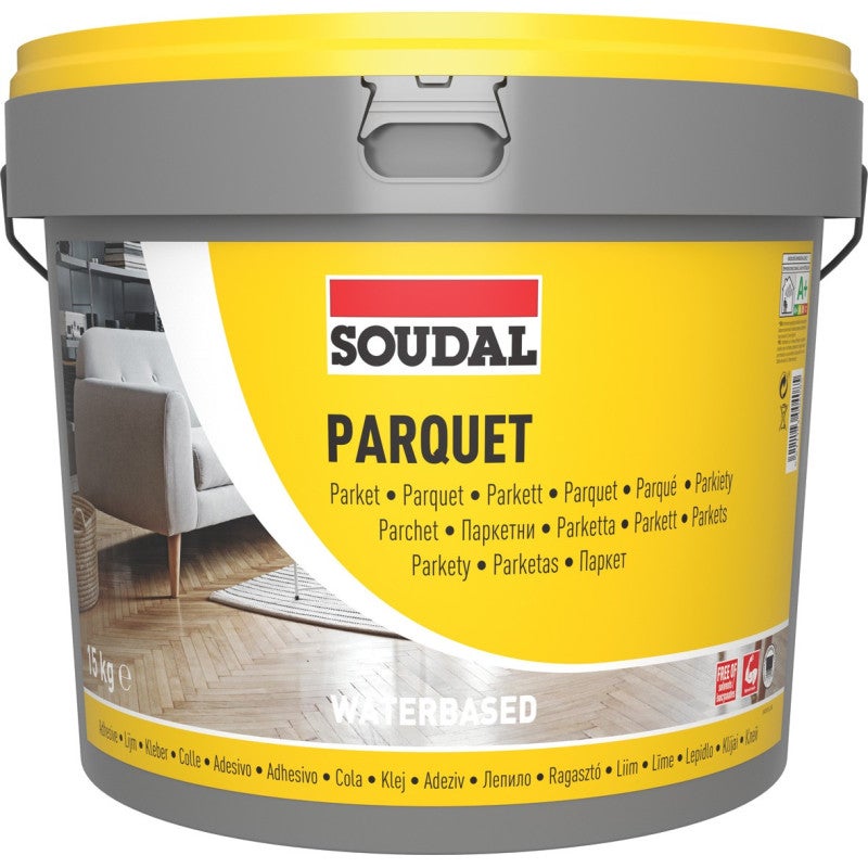 Adhesivo para parquet 68A - Adhesivo para suelos de parquet - Soudal - 1 kg - 3