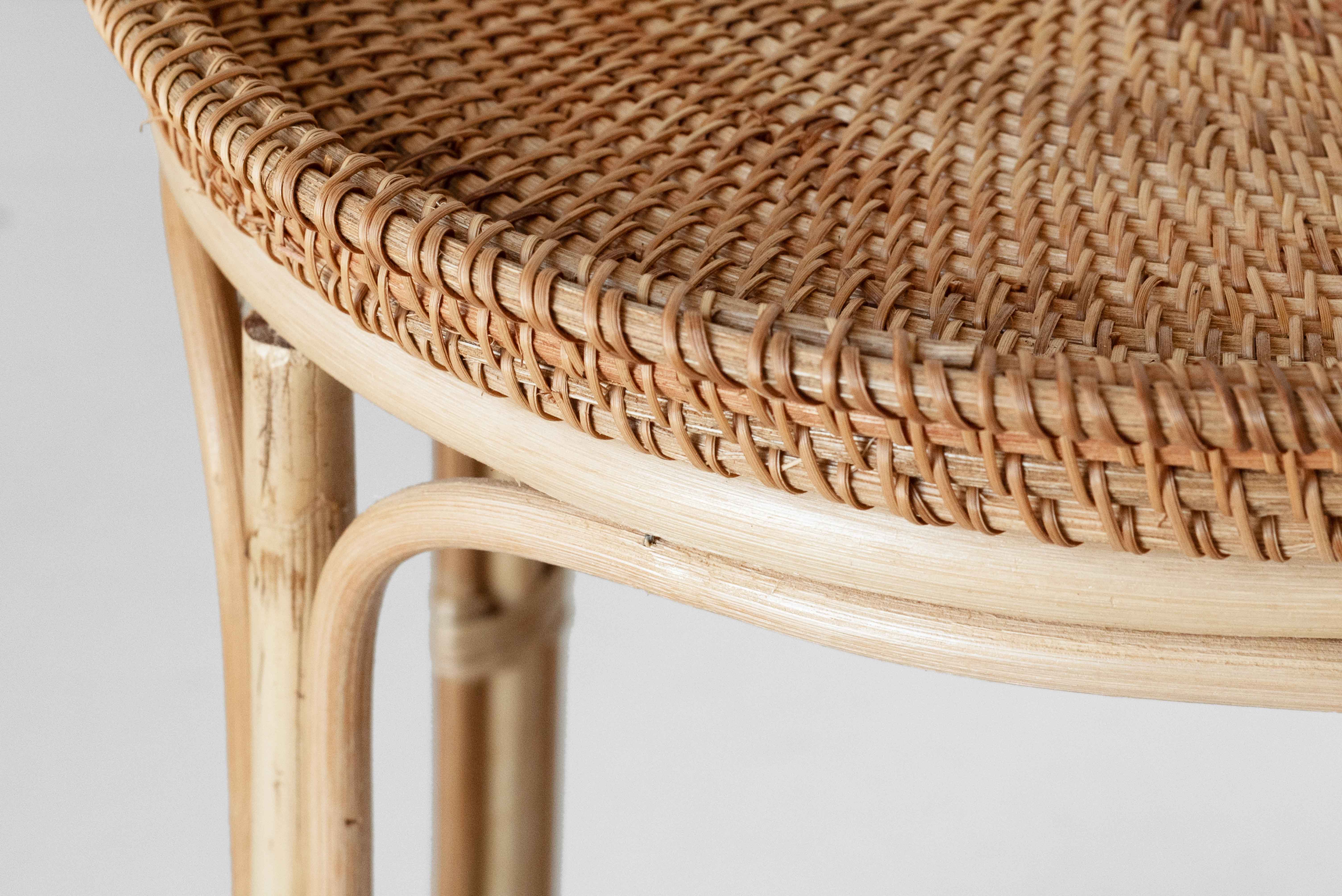 STOLIK BOCZNY RATTANOWY Ø40X45CM - 3