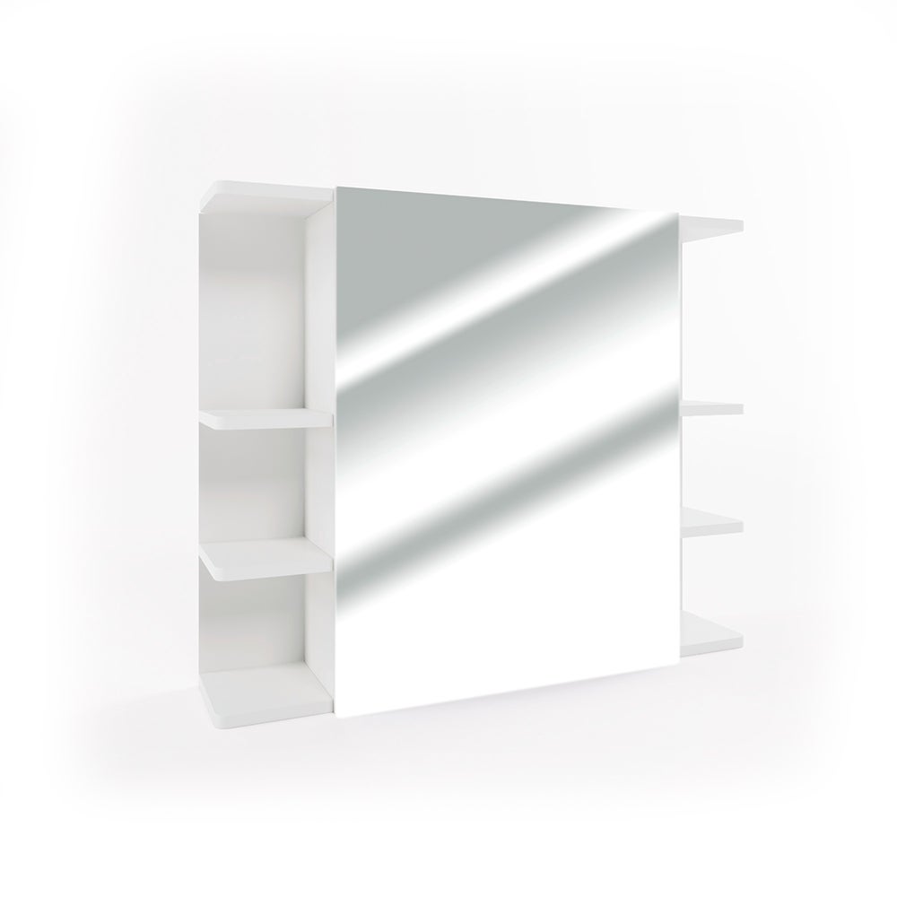 Vicco Szafka z lustrem w łazience Fynn, Biały, 79.6 x 64 cm