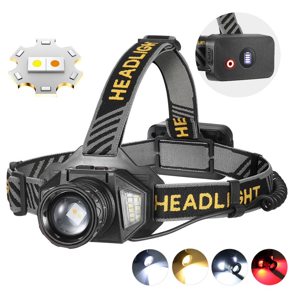 Lyre Led Lampe Frontale Rechargeable LED Everbrite 2-en-1 - 500 Lumens, Capteur De Mouvement - IPX4 Lampe LED Frontale étanche Lyre Led Lampe Frontale Rechargeable LED Everbrite 2-en-1 - 500 Lumens, Capteur De Mouvement - IPX4 Lampe LED Frontale étanche