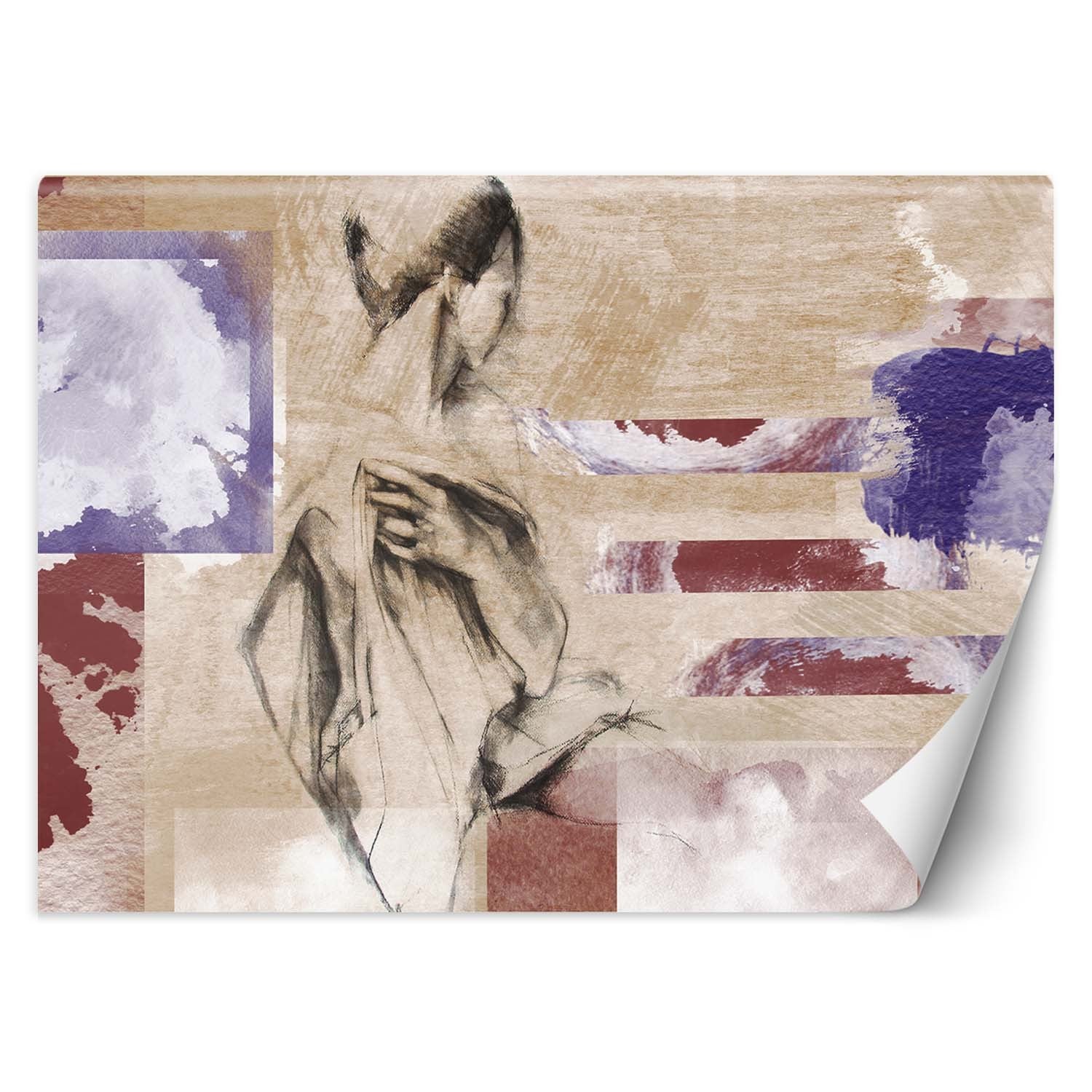 Fototapeta, Kobieta abstrakcja boho 450x315