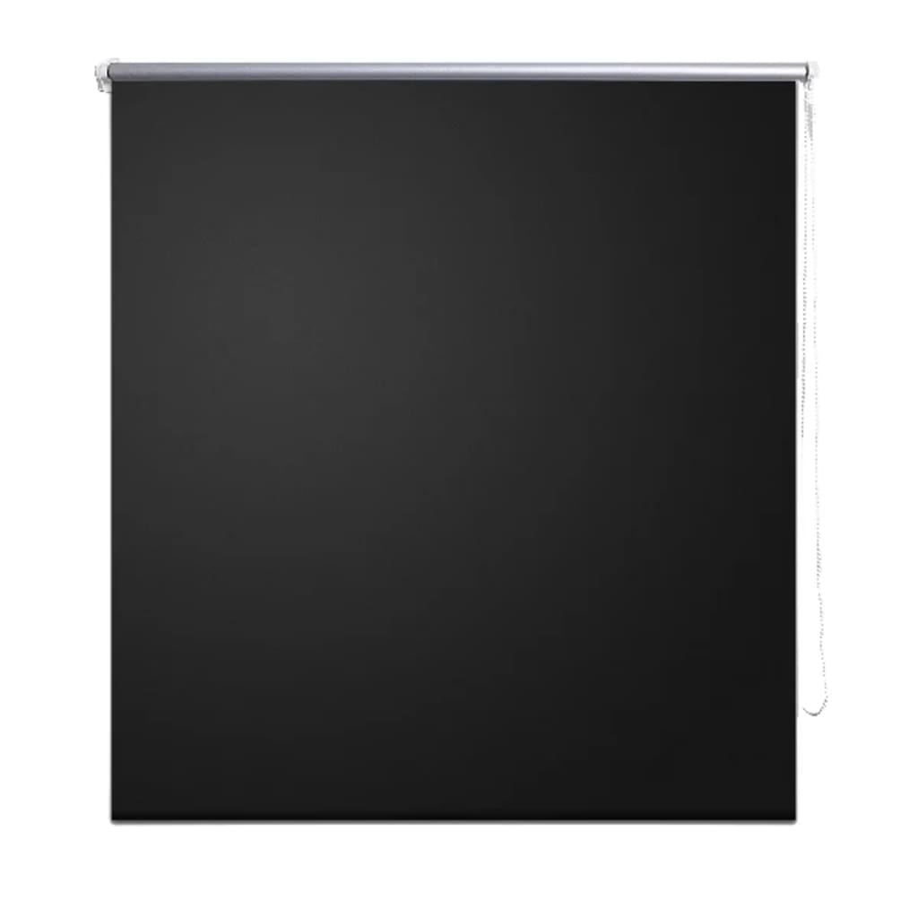 Maison Exclusive - Tenda a rullo oscurante 164,4x230 cm Tessuto Larghezza 160 cm nero - 2