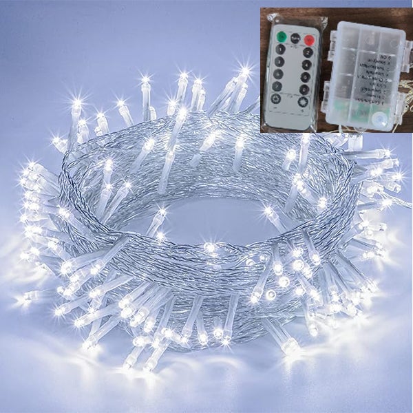 30x Bougies De Noël à LED Guirlandes Lumineuses De Noël RGB Avec Minuterie Blanc Chaud RGB Avec Pile 85382569
