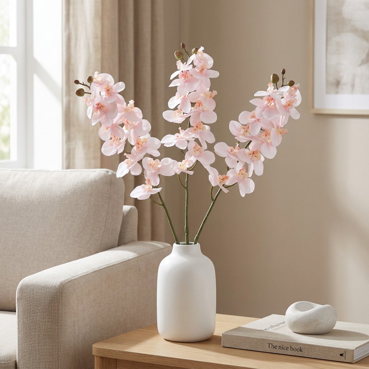 Orchidée Phalaenopsis artificielle au toucher réaliste | Leroy Merlin