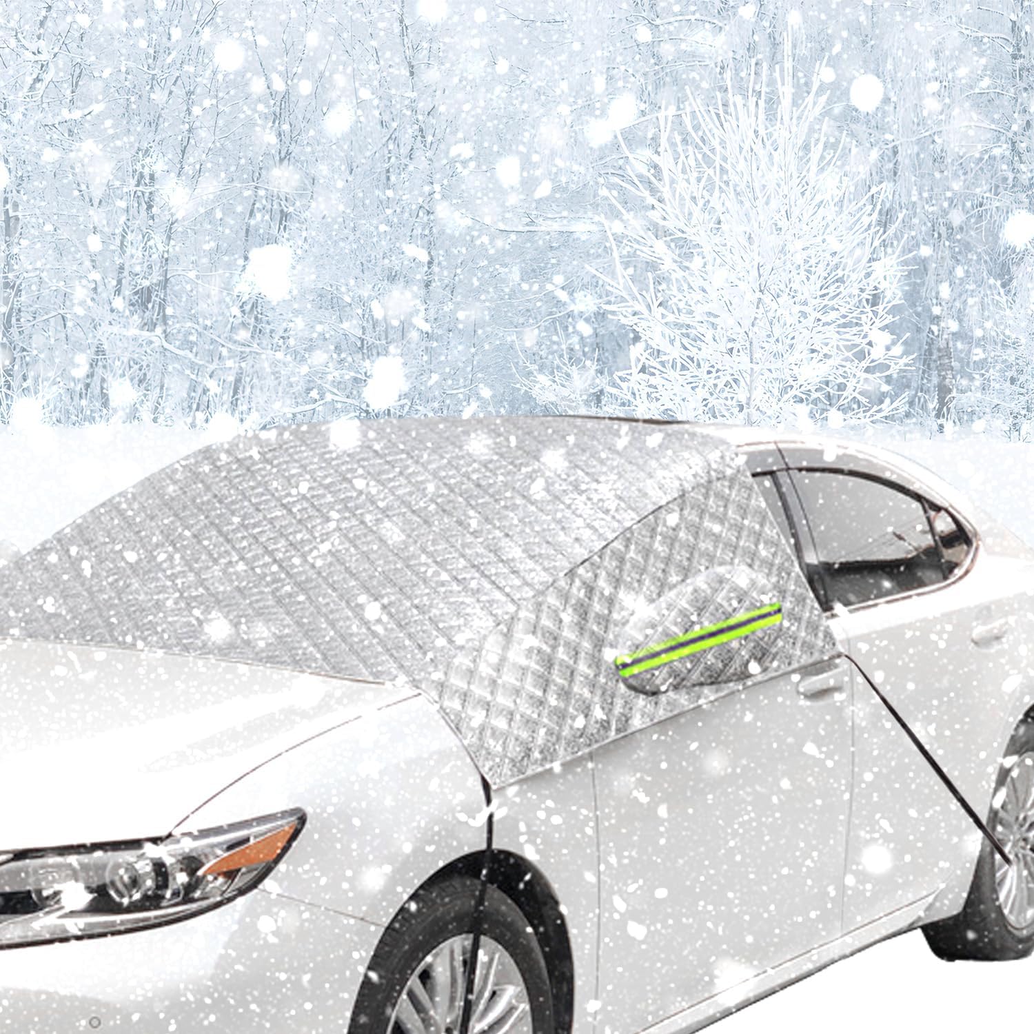 Couverture Pare-Brise Winpower Voiture Bâche Pare Brise Protection